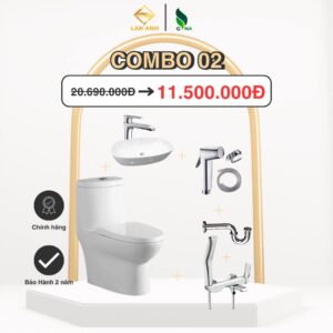 Combo thiết bị vệ sinh phòng tắm 02