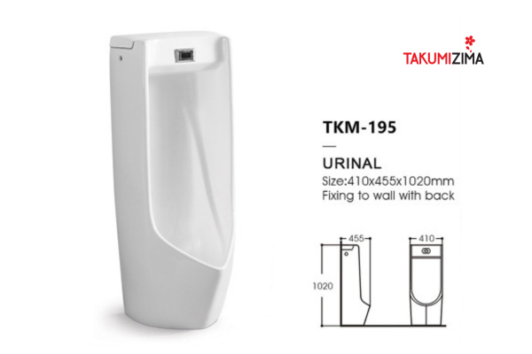 Bồn tiểu tự động bằng sứ Takumizima TKM-195