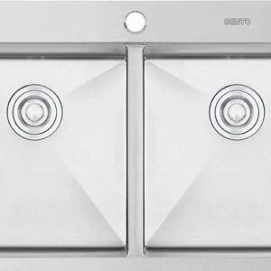 Chậu rửa bát Inox 304 Gento GT04 - 8448C | Chậu bếp BMT